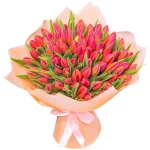 101 пятнисто розовый тюльпан